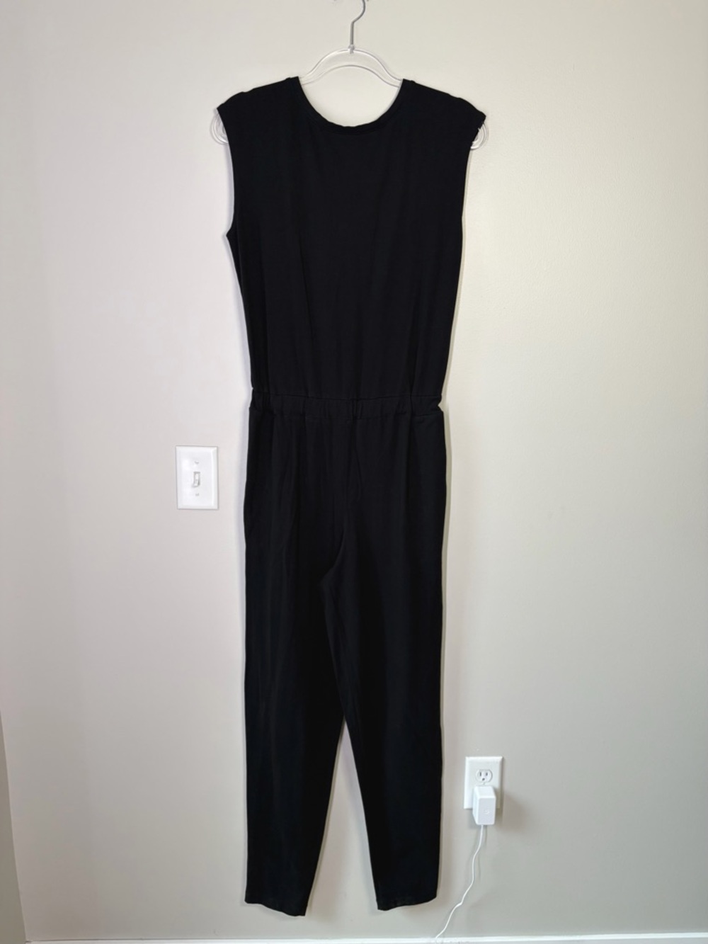 Stefanel Black Cotton Jumpsuit - Picture 3 of 14